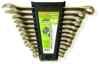 Набор ключей комбинированных - 16 шт. (6,7,8,9,10,11,12,13,14,15,16,17,18,19,22,24) Сервис Ключ (сумка)